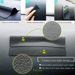 New Anti-Slip Non-Slip Mat Car Dashboard Super Sticky Pad Anti-Slip Gel Pad, Cell Phone Mount Holder Mat by ZhuTook for GPS, Sunglasses, Keys and More (Black-car Skin Pattern, 16"X8")