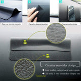 New Anti-Slip Non-Slip Mat Car Dashboard Super Sticky Pad Anti-Slip Gel Pad, Cell Phone Mount Holder Mat by ZhuTook for GPS, Sunglasses, Keys and More (Black-car Skin Pattern, 16"X8")