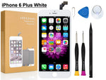 Compatible with iPhone 6 Plus Screen Replacement 5.5 inch (White), COASD LCD Digitizer Touch Screen Assembly Set with 3D Touch, Repair Tools and Professional Replacement Manual Includ (6 Plus White)