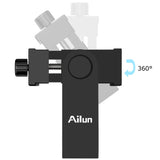 Ailun Phone Tripod Holder Mount Head 1/4" Screw Adapter,Rotatable Digtal Camera Bracket,Selfie Lens Monopod,Adjustable Ring Light,Compatible Camcorder iPhone X/XR/Xs Max,8/7Plus,Galaxy s10 Plus S9+S8
