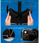 Tepoinn 3D VR Glasses Headset with Adjustable Lens and Strap for 4.0-5.7-Inch Smart Phones (018)