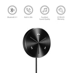 AUKEY Bluetooth Receiver Car Kit with 3-Port USB Car Charger, Magnetic Base, and Built-In Microphone for iPhones, Samsung Phones, Tablets, and More