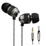 Betron B25 Noise Isolating in Ear Canal Headphones Earphones with Pure Sound and Powerful Bass for iPhone, iPad, iPod, Samsung Smartphones and Tablets (Black Without Remote)
