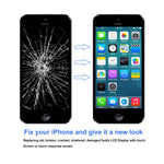 for iPhone 5 Screen Replacement with Home Button, Black - MAFIX Full Pre-Assembly LCD Display Digitizer Touch Screen Tool Kits for Model A1428/A1429/A1442