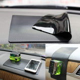 New Anti-Slip Non-Slip Mat Car Dashboard Super Sticky Pad Anti-Slip Gel Pad, Cell Phone Mount Holder Mat by ZhuTook for GPS, Sunglasses, Keys and More (Car Square Pattern, 11"X6.7")