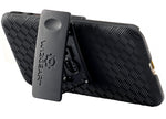 iPhone 8, iPhone 7 Holster, WizGear Shell Holster Combo Case for Apple iPhone 7 with Kick-Stand and Belt Clip - Black (iPhone 7/8)