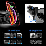 KOAKUMA Wireless Car Charger Mount, Automatic Clamping Car Mount Air Vent Phone Holder with 15W QI Fast Charging Compatible with iPhone X/XS Max/XS/XR/8/8 Plus, Samsung Galaxy S10/S10+/S9/S9+/Note 9/8