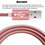 [2pack]5 Ft Replacement micro USB Cable,CaseHQ Powerline for Amazon Kindle, Kindle Touch, Kindle Fire, Kindle Keyboard, Kindle DX, HD, HDX,8.9", Kindle Paperwhite,Voyage,Echo Dot.etc-black+Rosegold
