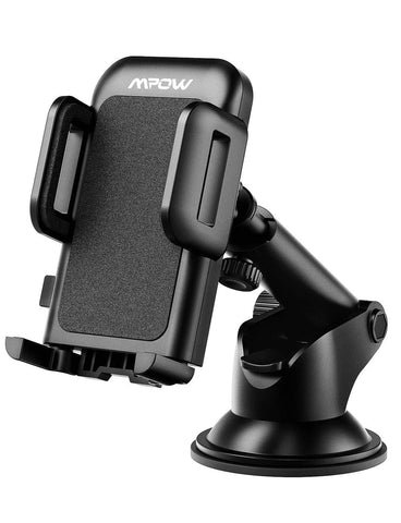 Mpow Car Phone Mount, Dashboard Car Phone Holder, Washable Strong Sticky Gel Pad with One-Touch Design Compatible iPhone Xs/XS MAX/XR/X/8/8Plus/7/7Plus, Galaxy S8/9/10, Google Nexus, Huawei and More