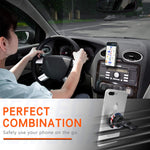 FITFORT Universal Air Vent Car Mount - 360° Rotation Clip Car Mount Phone Holder with Adjustable Switch Lock for All Smartphones GPS Navigation
