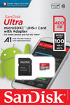 SanDisk Ultra 400GB microSDXC UHS-I card with Adapter - SDSQUAR-400G-GN6MA