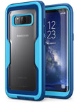 i-Blason Galaxy S8 Case, [Armorbox] [Full Body] [Heavy Duty Protection ] Shock Reduction/Bumper Case Without Screen Protector for Samsung Galaxy S8 2017 Release (Blue)