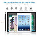 Stylus Pens anngrowy Stylus Pen for Touch Screens Capacitive Stylus Ballpoint Pen Stylus for ipad iphone 6/6s 6Plus 6s Plus 7/7s 8/8 Plus x Kindle Touch Samsung Galaxy S5 S6 S7 S8 Plus