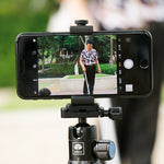 Universal Metal Phone Tripod Mount - Ulanzi Aluminum Metal Smart Phone Tripod Clip Holder Adapter Climp for Apple iPhone 7 Plus Sumsang Galaxy S7 J7 Edge 7 Android Smartphones for Joby GorillaPod