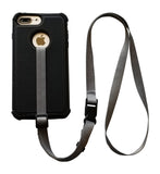 foneleash 3 in 1 Universal Cell Phone Lanyard Neck Wrist and Hand Strap Tether (Shade of Gray)