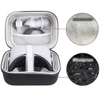 Esimen Hard Travel Case for Oculus Go Virtual Reality Headset and Controllers Accessories Carry Bag Protective Storage Box (Black+Gray)