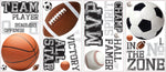 All Star Sports Wall Decal Cutouts