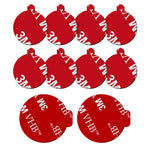 8 Pack 3M Sticky Adhesive Replacement Compatible with Socket Mount Base, VOLPORT VHB Sticker Pads for Car Magnetic Phone Holder and 2pcs Double Sided Tape for Collapsible Grip & Stand