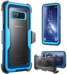 i-Blason Galaxy S8 Case, [Armorbox] [Full Body] [Heavy Duty Protection ] Shock Reduction/Bumper Case Without Screen Protector for Samsung Galaxy S8 2017 Release (Blue)
