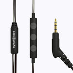 Symphonized NRG 3.0 Earbuds Headphones, Wood In-ear Noise-isolating Earphones, Balanced Bass Driven Sound with Mic & Volume Control (Black Night & Hazy Gray)