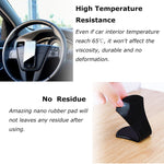 Multi Purpose Sticky Gel Pads, Phone Holder Nano Mat, Rubber Pad Sticker, Reusable Folding Gel Pad, Mobile Phone Holder Sticky Anti-Slip Stick to Anywhere (4 Pack)