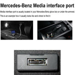 Drimfly MMI Bluetooth Adapter Car Kit for Mercedes-Benz with Media Interface (Code 518) and NTG 4.5,Enjoy Hi-Fi Music - Supports AptX