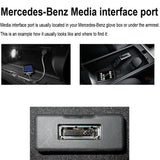 Drimfly MMI Bluetooth Adapter Car Kit for Mercedes-Benz with Media Interface (Code 518) and NTG 4.5,Enjoy Hi-Fi Music - Supports AptX