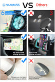 VANMASS Magnetic Phone Car Mount, Universal Phone Holder for Car Dashboard and Windshield, 360° Rotation with 6 Strong Magnets and Metal Telescopic Arm, Compatible with 3.5"-7" Phone