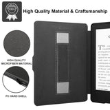 Young Me All New Kindle E-reader Rechargeable Led Light and Auto Wake/Sleep and Hand Strap Leather Cover/Case for Kindle 2016 6 inch 8th generation( Not Fit Kindle Paperwhite) Galaxy