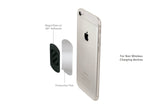 SCOSCHE MagicMount Magnetic Mount Replacement Plate Kit - MagicPlate Color Matching Plates for iPhone/iPad and Other Smart Devices - Includes 3 Plates and 2 Cleaning Swabs - Black (MAGRKI)