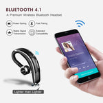 Mpow V4.1 Bluetooth Headset, Wireless Earbud Headset with Microphone, 6-Hrs Playing Time Cell Phone Bluetooth Earpiece, Car Bluetooth Headphones for iPhone Samsung Android