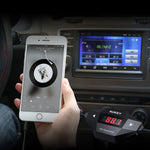 AUKEY FM Transmitter, Radio Adapter Car Kit with USB Car Charger, Compatible with iPhone 6 / 6 Plus / 6S / 6S Plus / Galaxy S8 / S8 Plus / S7 / S7 Edge