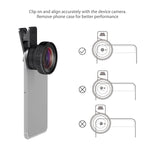 AUKEY Ora iPhone Camera Lens, 0.45x 140° Wide-Angle + 10x Macro Clip-On iPhone Lens for iPhone 8/7 / 6s / 6 Plus, Samsung, Other Android Smartphones