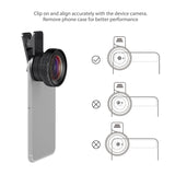 AUKEY Ora iPhone Camera Lens, 0.45x 140° Wide-Angle + 10x Macro Clip-On iPhone Lens for iPhone 8/7 / 6s / 6 Plus, Samsung, Other Android Smartphones