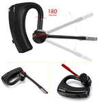 Bluetooth Headset, Wireless Blue Tooth Earpiece/Headphones with 6-8 Hours Talk Time, HD Voice Headset for Drivers Driving, Noise Canceling and Hands Free with Mic for iPhone, Smart Devices