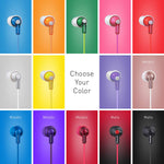 Panasonic ErgoFit in-Ear Earbud Headphones RP-HJE120-AA (Metallic Blue) Dynamic Crystal-Clear Sound, Ergonomic Comfort-Fit
