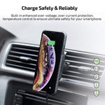 PITAKA Magnetic Wireless Charging Air Vent Car Mount[ Car Vent Magmount Qi]-Premium Luxury 360 Degree Rotation Long Life Claw Fast Charge Car Mount Cell Phone Holder for Qi Smartphones
