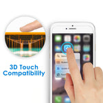 JETech Screen Protector for Apple iPhone 8 Plus, iPhone 7 Plus, iPhone 6s Plus, iPhone 6 Plus, 5.5-Inch, Tempered Glass Film with Easy-Installation Tool, 2-Pack
