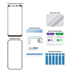 amFilm Glass Screen Protector for Samsung Galaxy S8, 3D Curved Tempered Glass, Dot Matrix with Easy Installation Tray, Case Friendly (Black)