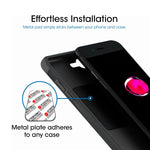 TechMatte MagGrip Universal Magnetic Air Vent Car Mount for iPhone XR, XS 8, Galaxy S9, S8, S7, Pixel 3, 2 with Extra Strong Magnetic Grip (1 Pack)