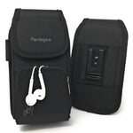iPhone Xs Max, XR, 8 Plus, 7 Plus, 6s Plus, 6 Plus Holster with Zipper Storage and Credit Card Pocket, Perfect Pouch for Phone with Rugged Phone Case Like OtterBox, Lifepoof or Battery Cases.