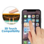JETech Screen Protector Compatible with iPhone Xs Max 6.5-Inch, Tempered Glass Film, 3-Pack