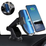 Wireless Car Charger Mount, 7.5W /10W Qi Fast Charging, Auto-Clamping Dashboard & Air Vent Phone Holder, Compatible Samsung Galaxy S10/S9/S9+/S8/S8+/S7/S6 Edge/Note 9/8 iPhone Xs Max/Xs/XR/X/8/8 Plus