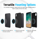 Metal Plate for Phone Magnet, 10 Pack Volport MagicPlate with 3M Adhesive Replacement for Magnetic Phone Car Mount Holder & Cradle & Stand (Vent/CD/Windshield/Dashboard) - Rectangle and Round