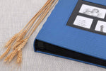 Artmag Photo Picutre Album 4x6 600 Photos, Extra Large Capacity Leather Cover Wedding Family Photo Albums Holds 600 Horizontal and Vertical 4x6 Photos with Black Pages (Blue)