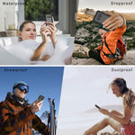 Galaxy S8 Case, Lanhiem IP68 Waterproof Dustproof Shockproof Full Body Sealed Underwater Protective Cover with Built-in Screen Protector for Samsung Galaxy S8 (Black)