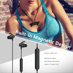 SoundPEATS Magnetic Wireless Earbuds Bluetooth Headphones Sport in-Ear IPX 6 Sweatproof Earphones with Mic (Super Sound Quality Bluetooth 4.1, aptx, 8 Hours Play Time, Secure Fit Design)
