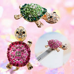 Mosichi Lovely Turtle Rhinestone Anti Dust Plug Earphone 3.5mm Ear Jack for iPhone Samsung Galaxy (Green)