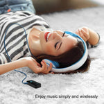Bluetooth Receiver, Mini Wireless Audio Adapter Hands-Free Car Kit Music Streaming 3.5mm Stereo Output (Bluetooth 4.1, A2DP, 8H Play,TF/SD Card) Bluetooth Aux Adapter for Home Car Sound System