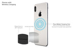 SCOSCHE MagicMount Magnetic Mount Replacement Plate Kit - MagicPlate Color Matching Plates for iPhone/iPad and Other Smart Devices - Includes 3 Plates and 2 Cleaning Swabs - Black (MAGRKI)